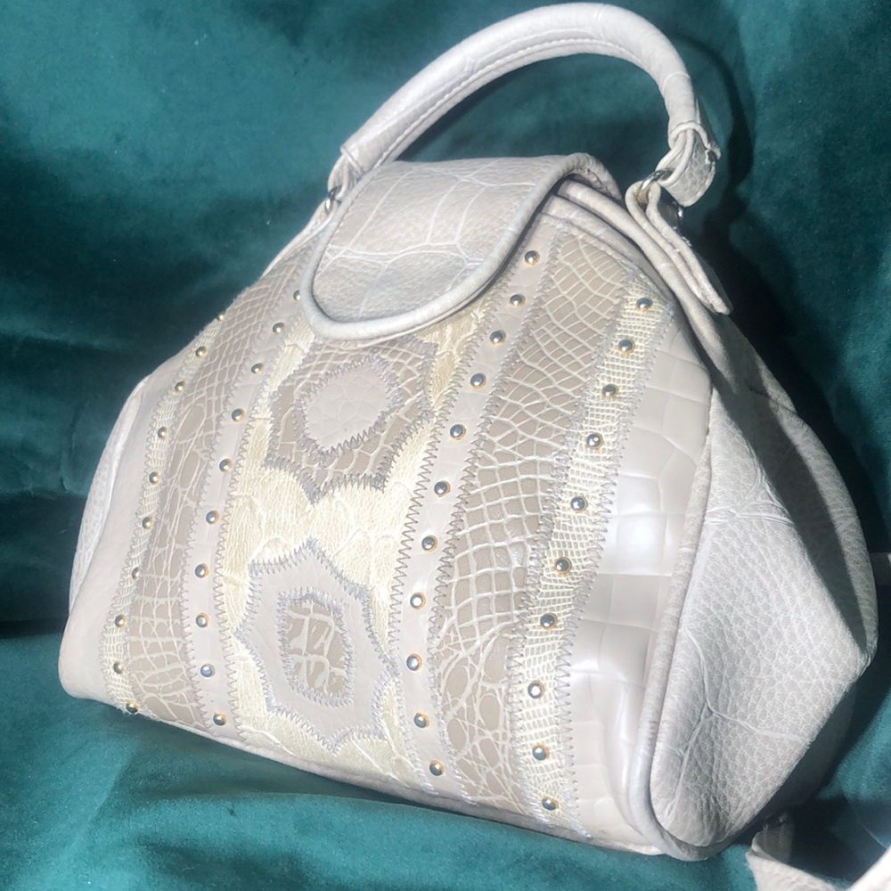 Vintage Frame Bag Tan Purse